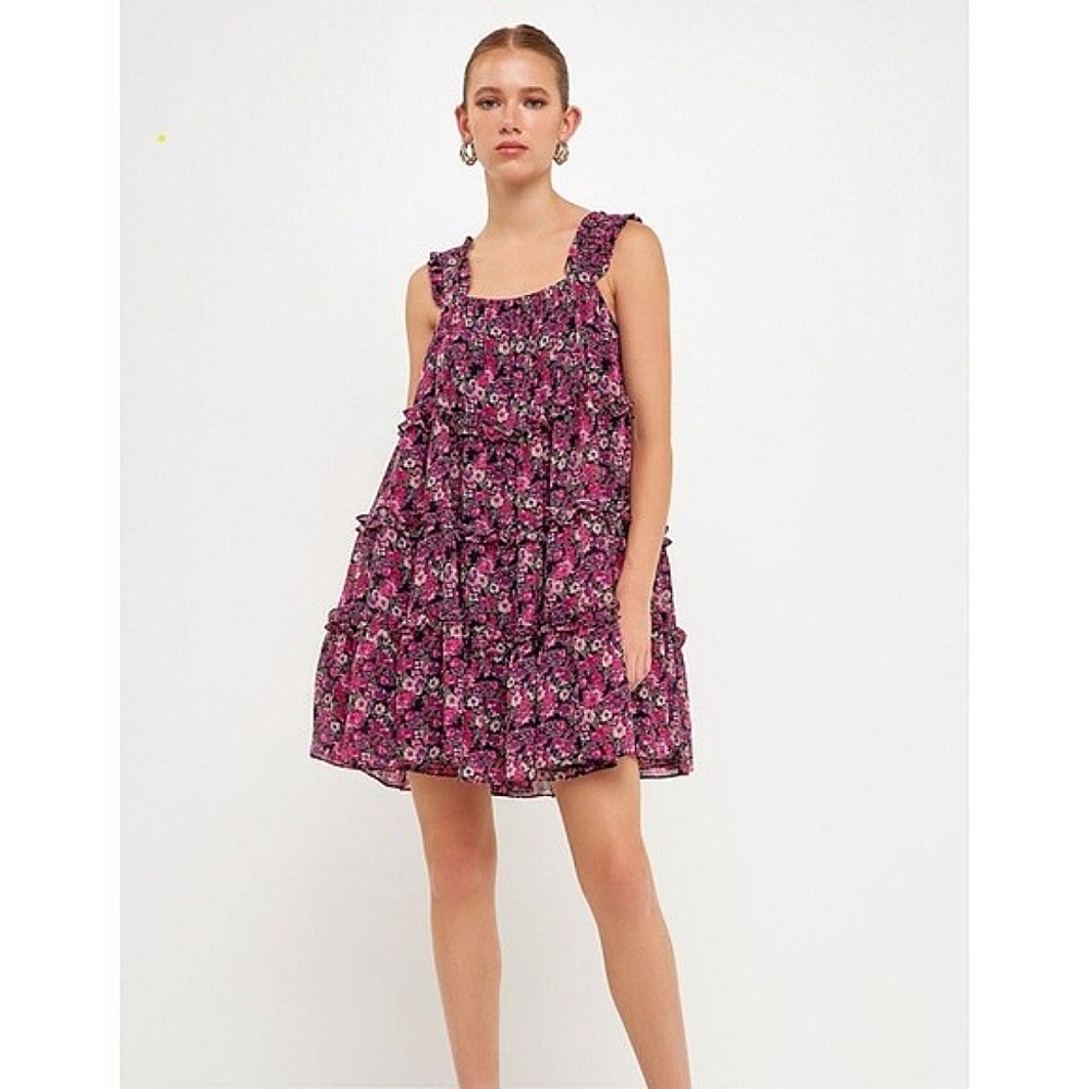 Endless Rose Pink Floral Mini Dress